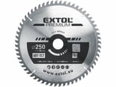 Extol Premium Kotúč pílový s SK plátkami, Ø250x3,2x30mm, 60z, EXTOL PREMIUM