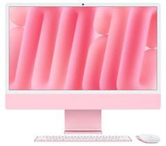 Apple iMac 24" M4 (10CPU) 24/512 (MD2U4CZ/A) Růžový CZ