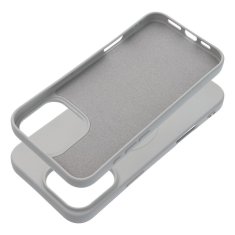 MobilMajak Obal / kryt na Apple iPhone 16 Pro Max sivé - SILICONE MAG COVER