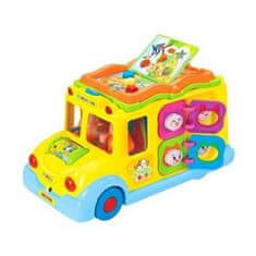 HOLA Huile Toys, Interaktívny Autobus so zvieratkami, 12m+