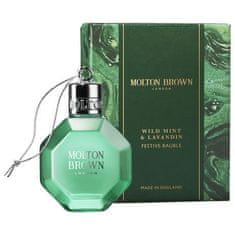 Molton Brown Kúpeľový a sprchový gél Wild Mint & Lavandin Festive Bauble (Bath & Shower Gél) 75 ml