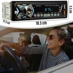 Verk  10135 Autorádio Bluetooth 1-DIN, USB, AUX a SD