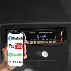 Verk  10135 Autorádio Bluetooth 1-DIN, USB, AUX a SD