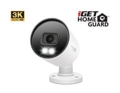 iGET HGPRO858 - CCTV 3K kamera, SMART detekcia, IP66, zvuk, IR nočný prísvit 40m, LED prísvit 30m