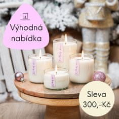 Decor By Glassor Tvoje Svíčka Adventní sada vonných svíček - DĚTSKÝ SEN (růžová)