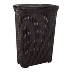 CURVER Kôš na špinavú bielizeň RATTAN 40l 45x27x62cm plastový, HN