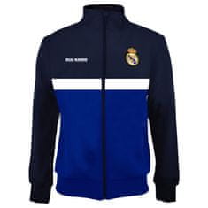 FAN SHOP SLOVAKIA Bunda Real Madrid FC, modrá, stojačik, zips | M