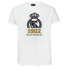 FAN SHOP SLOVAKIA Tričko Real Madrid FC, biele, bavlnené | S