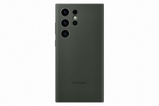 SAMSUNG Silikónový zadný kryt pre Galaxy S23 Ultra Khaki