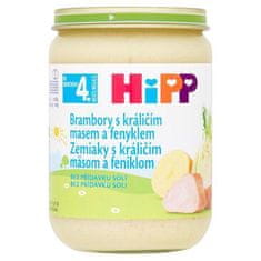 HiPP zemiaky s králičím mäsom a feniklom 190 g