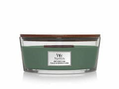 Woodwick Vonná sviečka loď Mint Leaves & Oak 453,6 g