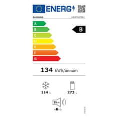 SAMSUNG Kombinovaná chladnička RB38T607BB1/EF