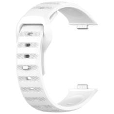 BStrap Silicone remienok na Huawei Watch Fit 3, white