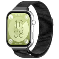 BStrap Milanese remienok na Huawei Watch Fit 3, black