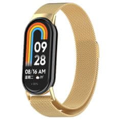 BStrap Milanese remienok na Xiaomi Smart Band 8 / 9, gold