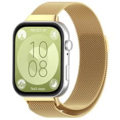 BStrap Milanese remienok na Huawei Watch Fit 3, gold