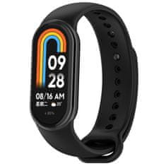 BStrap Silicone remienok na Xiaomi Smart Band 8 / 9, black