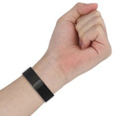 BStrap Milanese remienok na Xiaomi Smart Band 8 / 9, black