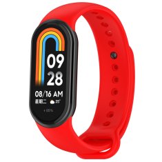 BStrap Silicone remienok na Xiaomi Smart Band 8 / 9, red