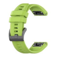 BStrap Silicone Carson remienok na Garmin Fenix 5x / 5x Plus / 6x / 6x Pro / 7x / 8 51mm, fruit green