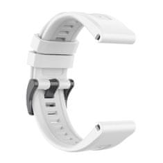 BStrap Silicone Carson remienok na Garmin Fenix 5x / 5x Plus / 6x / 6x Pro / 7x / 8 51mm, white