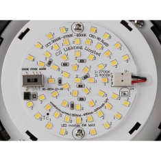 SLV BIG WHITE (SLV) CYFT WAVE nástenné a stropné prisadené svietidlo, 2700/3000/4000 K, 6,5 W, FÁZA, čierna 1008024