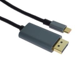 PremiumCord kábel USB-C na DisplayPort DP1.4 8K @ 60Hz a 4k @ 120Hz 2m