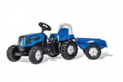 Rolly Toys Šliapací traktor Rolly Kid Landini modrý s vlekom