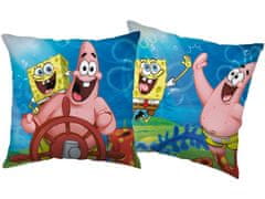 Jerry Fabrics Detský vankúš SpongeBob a Patrik