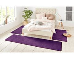 Hanse Home Kobercová sada Nasty 101150 Purple (Rozmery kobercov 3 diely: 70x140 cm (2x), 70x240 cm (1x))