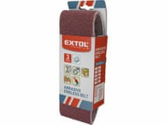 Extol Premium Brúsny pás, korund 3ks, 533x76mm, P80