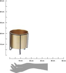 Dekorstyle Zlatý stojan na kvety Swen 19,5 cm