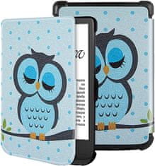 Durable Lock Puzdro Durable Lock PB-07 pre Pocketbook 616 / 617 / 618 / 627 / 628 / 632 / 633 - motív Owl