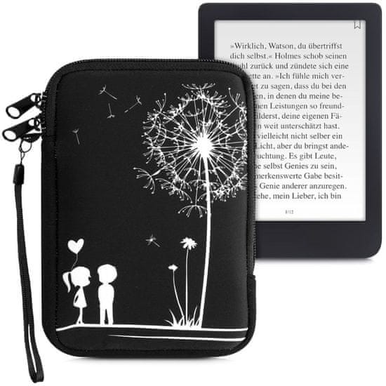 KW Mobile Puzdro KW Mobile Dandelion Love - KW5033506 - Univerzálne puzdro pre čítačky 6" - čierne