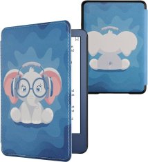 KW Puzdro KW Mobile - Cute Elephant - KW5998914 - pre Amazon Kindle 2022 - viacfarebné