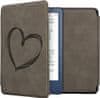 KW Mobile Puzdro KW Mobile - Brushed Heart - KW5999001 - pre Amazon Kindle 2022 - šedé