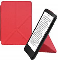 KW Puzdro KW Mobile - Origami Red Leather - KW5999709 - pre Amazon Kindle 2022 - červené