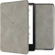 KW Puzdro KW Mobile - Meow Meow - KW5625705 - pre Amazon Kindle Paperwhite 5 (2021) - šedé