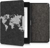 Puzdro KW Mobile Felt Travel Outline - KW4848909 - pre Amazon Kindle Paperwhite 4 (2018) - čierne