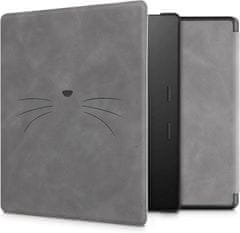 KW Puzdro KW Mobile - Meow Meow - KW5697208 - pre Amazon Kindle Oasis 2/3 - šedé