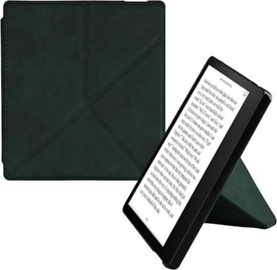 KW Puzdro KW Mobile - Origami Nubuk Stand - KW6006978 - pre Amazon Kindle Oasis 2/3 - zelené