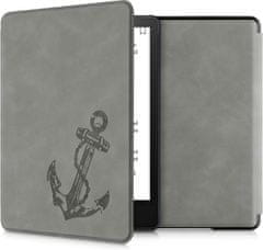 KW Puzdro KW Mobile - Vintage Anchor - KW5625709 - pre Amazon Kindle Paperwhite 5 (2021) - šedé