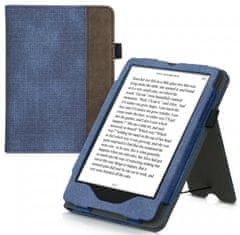 KW Púzdro KW Mobile Double Leather - KW5626103 - pre Amazon Kindle Paperwhite 5 (2021) - grey, denim