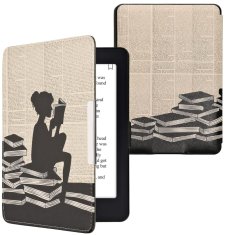 KW Puzdro KW Mobile - Girl And Books - KW2582448 - pre Amazon Kindle Paperwhite 1/2/3 - viacfarebné