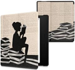 KW Mobile Puzdro KW Mobile - Girl And Books - KW4941734 - pre Amazon Kindle Oasis 2/3 - viacfarebné