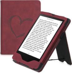 KW Mobile Puzdro KW Mobile - Nubuck Brushed Heart - KW5626202 - pre Amazon Kindle Paperwhite 5 (2021) - Dark Red