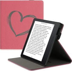 KW Mobile Puzdro KW Mobile - Brushed Heart - KW4941808 - pre Amazon Kindle Oasis 2/3 - červené