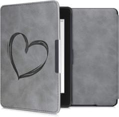 KW Mobile Puzdro KW Mobile - Brushed Heart - KW4974707 - pre Amazon Kindle Paperwhite 1/2/3 - šedé