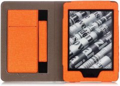 Durable Lock Puzdro Benello SK-10 na Amazon Kindle Touch / 6 / 8 / 2019 / 2020 - oranžové (Mandarine)