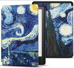 Durable Lock Armori Trimer T147, púzdro pre Amazon Kindle 8 (2016) - magnetické zatváranie, AutoSleep, motív Gogh